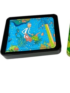 Rick and Morty Botanical Garden Collage Wallet